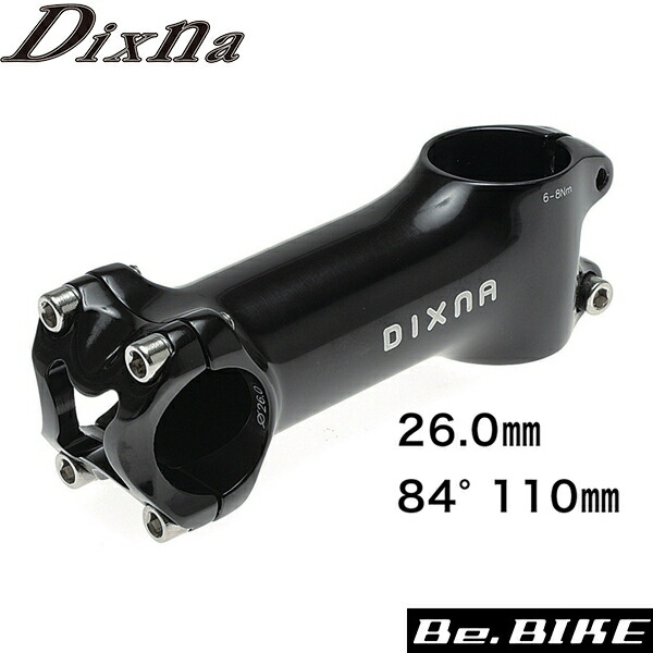楽天市場】Dixna/ディズナ リードステム 84° 26.0mmφ ×60mm ブラック