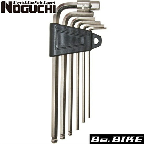 楽天市場】NOGUCHI YC-613 6本組アーレンキーセット 自転車 工具：Be.BIKE