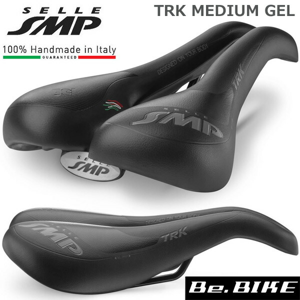 SELLE SMP (セラ エスエムピー) TRK MEDIUM ティーアールケイ ミディアム GEL ブラック 自転車 サドル 穴あきサドル