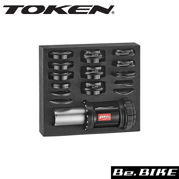 TOKEN TF37 PF30/BB386 シマノ/スラムGXP/30mm軸クランク用 ボトムブラケット 自転車 BB トーケン