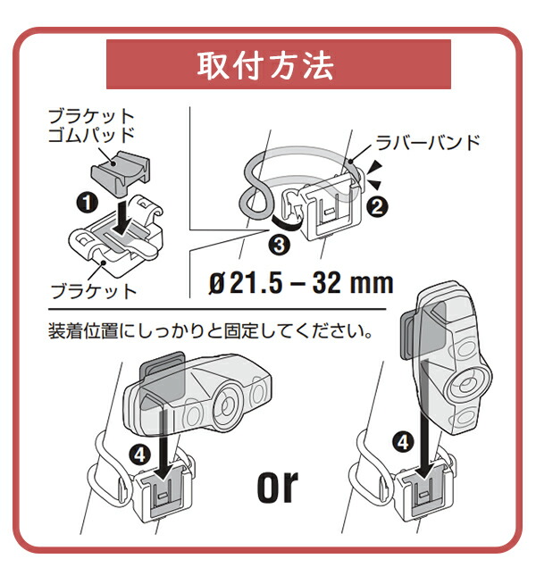 led クリップライト 自転車 キャットアイ