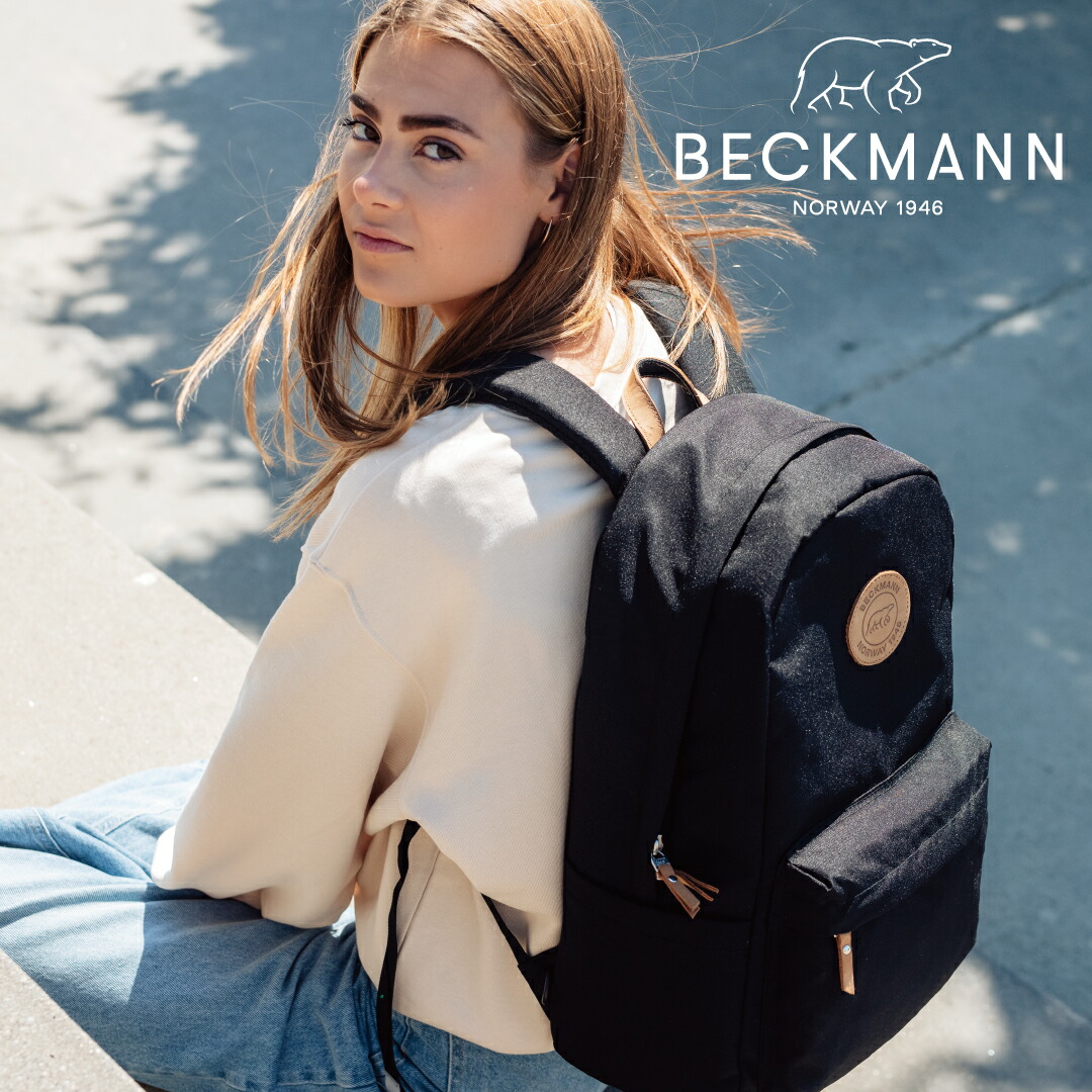 【BECKMANN】 ベックマン ノース 背嚢 CITY 30L Dusty Black うしろ側容器に並べる メンズ レディース マイコン 商行為 大静電容量 通学 通い 万物の霊長科学技術 軽さ レインカバー付き添い人 北欧
