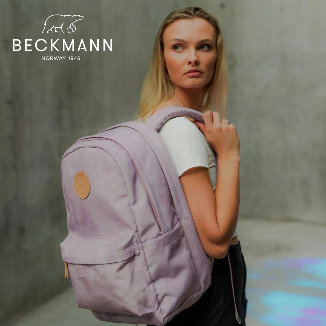 【BECKMANN】 ベックマン ノース 背嚢 CITY 30L Organic Purple うしろ側風呂敷き包み メンズ レディース マイコン 商行為 大電気容量 通学 通い 万物の霊長科学技術 軽さ レインカバー付き添い人 北欧