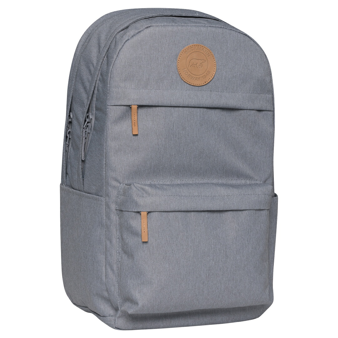 【BECKMANN】 ベックマン ノルウェー リュック CITY Max Grey バックパック メンズ レディース パソコン ビジネス 大容量 通学 通勤 人間工学 軽量 レインカバー付き 北欧｜BeckmannNorway