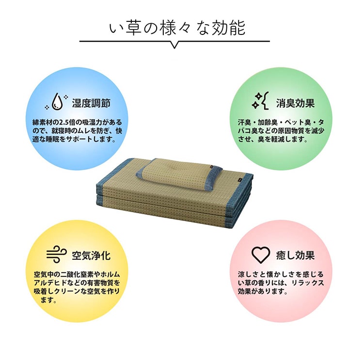 い草 い草枕 い草マット セット お昼寝 くつろぎ 父の日 シンプル マットサイズ約80×180cm