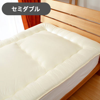 シンサレート ウルトラ 防ダニ 敷き布団 セミダブル マイティトップ使用 防ダニ 抗菌防臭 シンサレート(代引不可)【送料無料】|リコメン堂寝具館