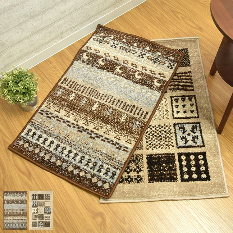 【楽天市場】ウクライナ製 ラグ 玄関マット ウィルトン織り 50×80cm 室内 玄関 マット モダン ベニワレン風 カーペット パイル