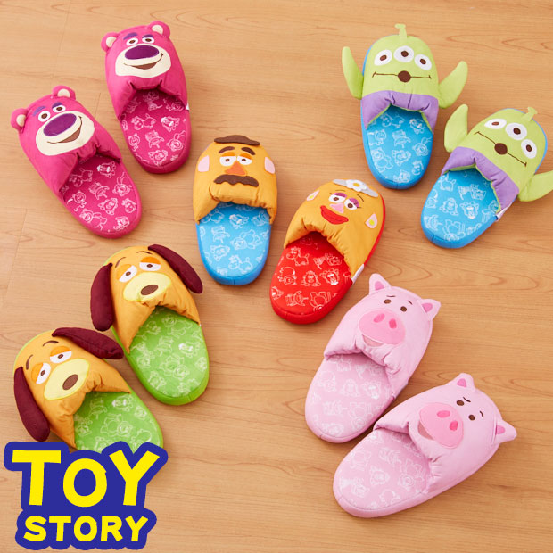 Disney ディズニー コロコロ トイ ストーリー クニャック スリッパ 24 26cm対応 ディズニー 代引不可 Educaps Com Br