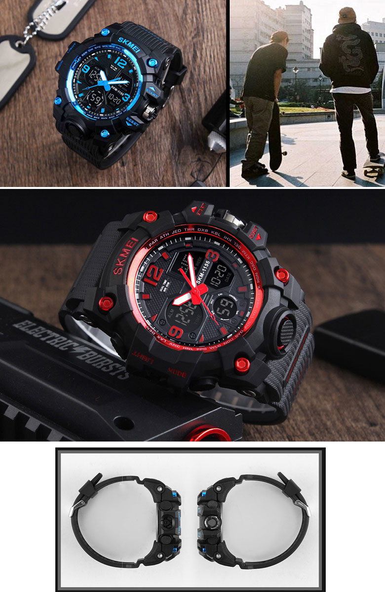 楽天市場 Skmei ファッション男性 スポーツウォッチ スポーツ腕時計 ランニングウォッチ Led デジタル カジュアル 時計 腕時計 ウォッチ カラーウォッチ カラフルウォッチ 防水 ダイバー ケイロス