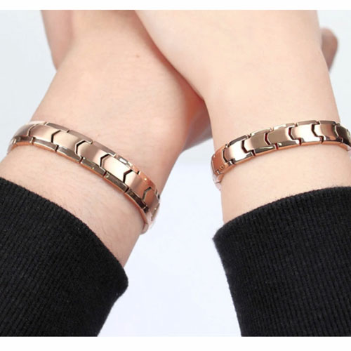 完売 高純度99 9 最高級品質 ゲルマニウム ブレスレット メンズ レディース ジュエリー 男性 プレゼント ギフト クリスマス ケース付き ローズゴールド 新品即決 Lekasterlinden Be