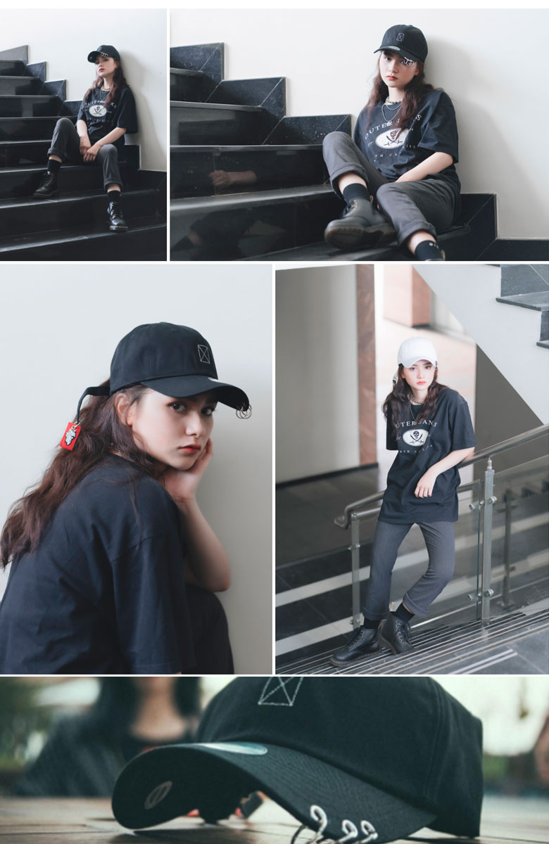 楽天市場 3連 リング付き スナップバックキャップ シンプル おしゃれ ダンス ストリート キャップ レディース メンズ 帽子 Cap ヒップホップ アメカジ B系 ケイロス