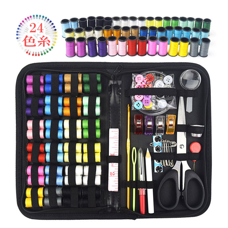 楽天市場】裁縫セット ソーイングセット 裁縫道具 24色縫い糸