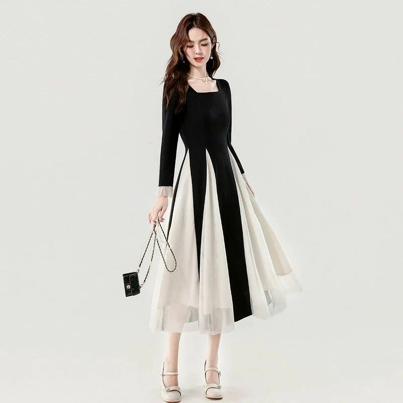 ★S～2L★パーティー ドレス ロング フレアワンピ ワンピース ワンピ パーティードレス パーティーワンピ 結婚式 二次会 大きいサイズ