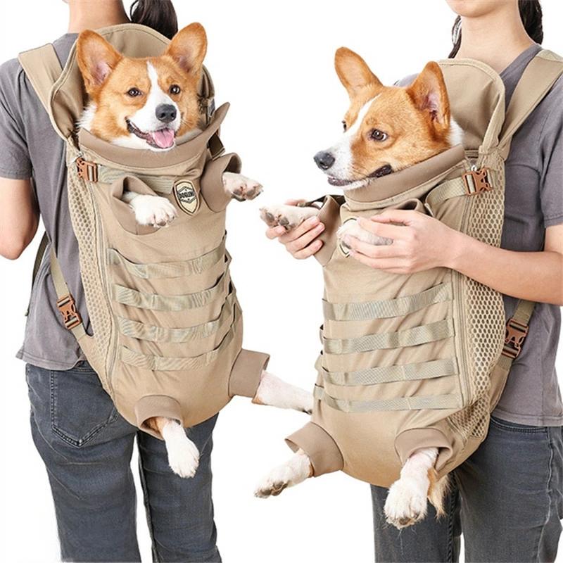 ペットバッグ 抱っこバック 抱っこ紐 おんぶひも 犬用 ペットキャリー 厚地 リュック型 通気性抜群 アウトドア 旅行 お出かけ便利 調整可能 中型犬 大型犬 おしゃれ