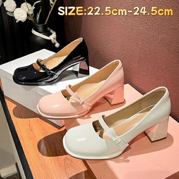 レディース 靴 パンプス ストラップ 人気 ロリータパンプス 太ヒール 歩きやすい ストラップパンプス レディース ローファー シンプル ロリータパンプス 通学 学生靴 コスプレ靴 メイド靴 ロリータ靴 アンクルストラップ ラウンドトゥ かわいい 美脚シューズ