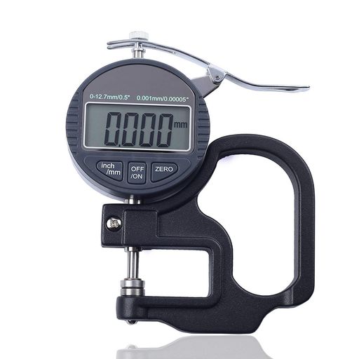 測定器デジタルシックネスゲージデジタル厚さ測定器精度0.001mm測定範囲0～10mm解像度0.001mm/0.00005”高精度厚み測定器