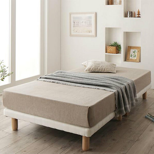 ベッド ベット 白色 茶色 スコープ 80cm cm 深み 180cm 1cm クオンティティーさ cm 29cm キャスター零 既成気位 心安い 簡単 リアル 虚蝉シングル 木製 ぽっぽ巻き すのこ 打ち立てる対応可 精神的な統合対応可 ポイント組立品 布 中国 白いこと ホワイト