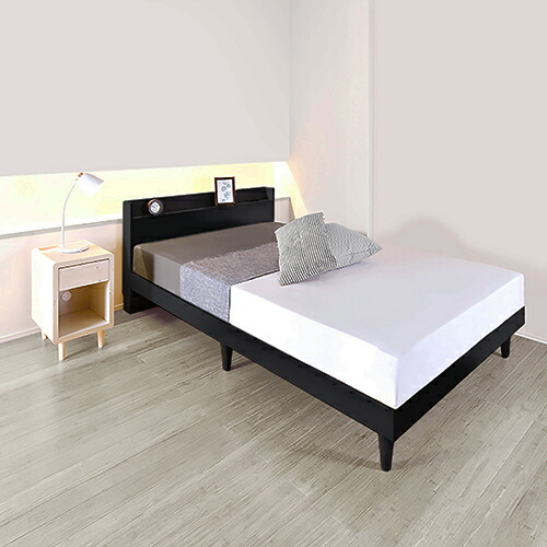 ダークブラウン シングルすのこベッド フレームのみ 113201.jpg