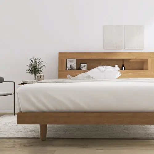 楽天市場】[ベッド セミダブル] フランスベッド 幅123cm 収納付き 照明