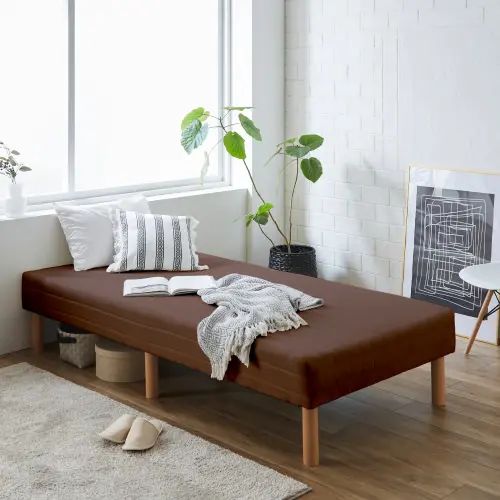 楽天市場】マットレスベッド 脚つきマットレス シングルベッド