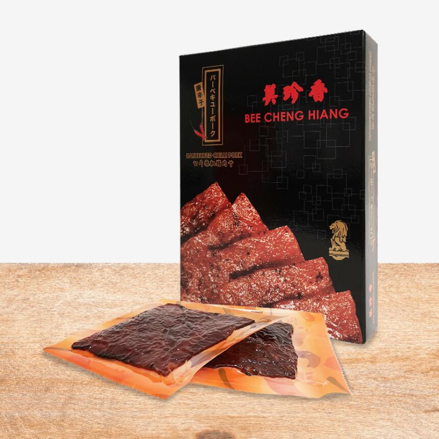 楽天市場】◇スライスポーク３８０ｇ美珍香 シンガポール 無添加 ポークジャーキー Bak kwa : Bee Cheng Hiang