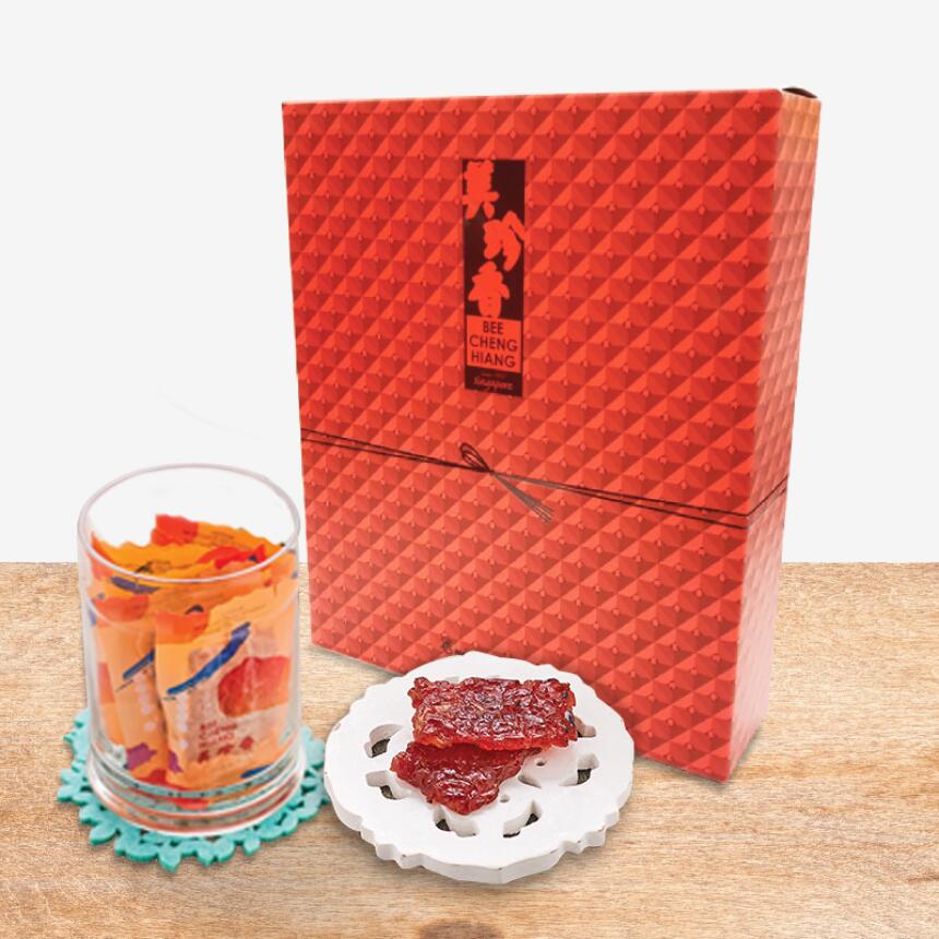 ◆ミニＥＺポーク４５０ｇ（甘口）<br>シンガポール　美珍香　無添加　ポークジャーキー　Bak Kwa