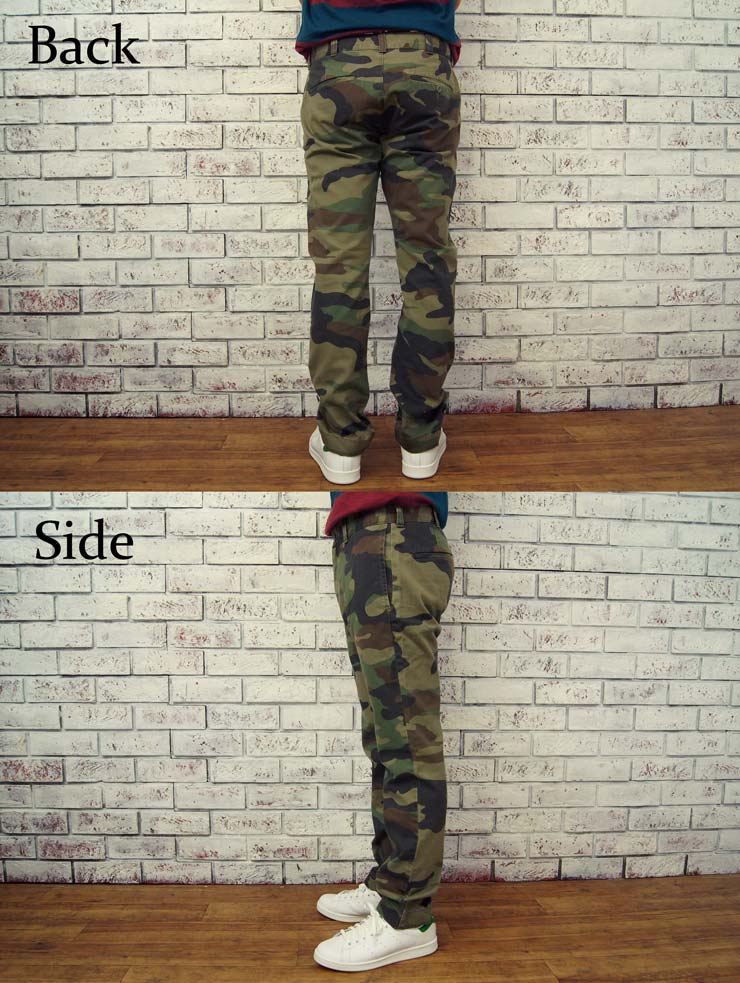 camo chino joggers