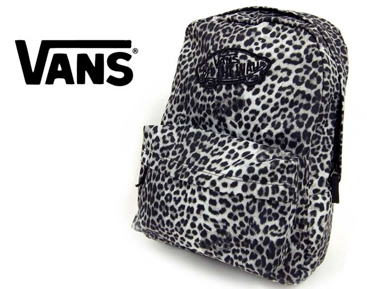 vans leopard print rucksack