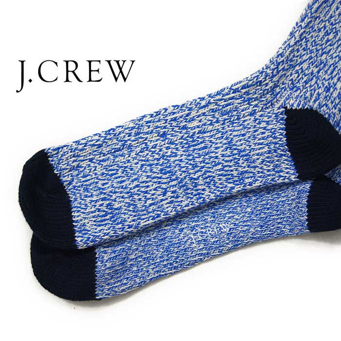 【楽天市場】J.CREW ジェイクルー CAMP SOCK キャンプ ソックス ブルー/ホワイト：BEEF
