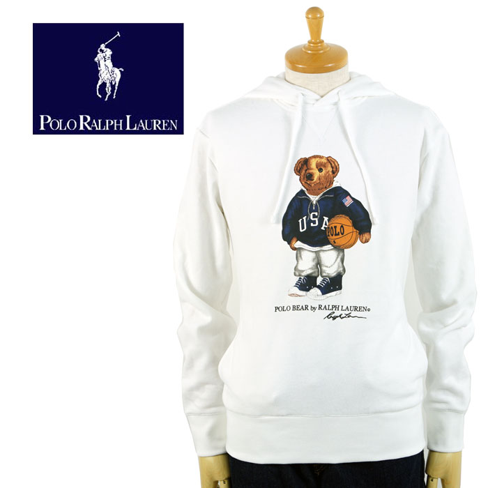 polo bear long sleeve hooded t shirt