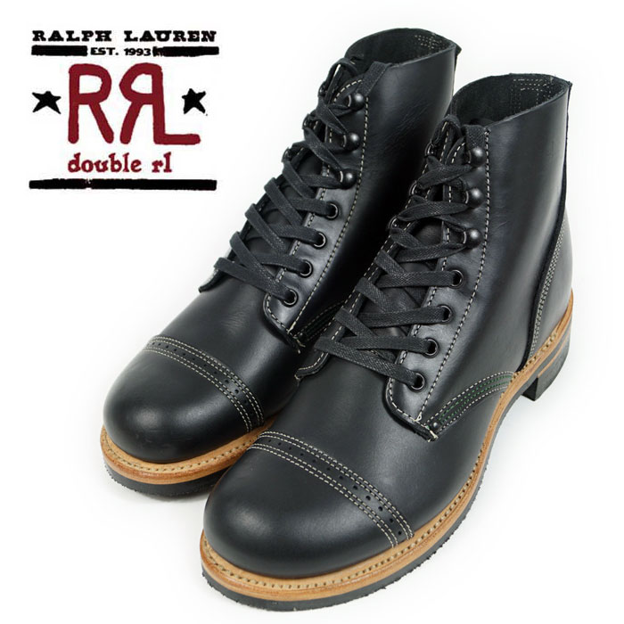 【楽天市場】ダブルアールエル RRL ラルフローレン DOUBLE RL ワシントンブーツ 'WASHINGTON-BO-WBT'/BLACK