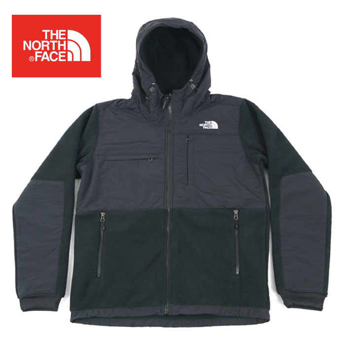 hooded denali north face