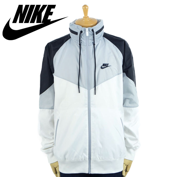 日本産 ナイキ ウインドランナージャケット Nike Windrunner Jacket ホワイト グレー 21年ファッション福袋