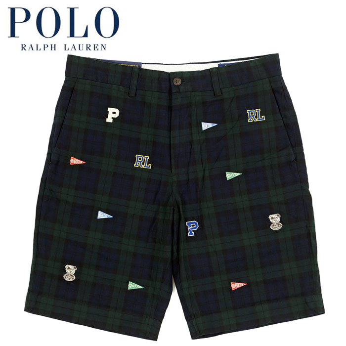ラルフローレン POLO Ralph Lauren CLASSIC FIT 9 マルチ 信号旗 ブラックウォッチ柄 さる股引き