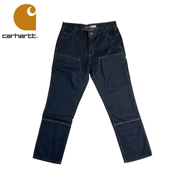 楽天市場】米国企画 カーハート Carhartt デニム ダブルニー ロガー