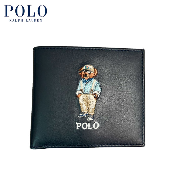 Polo Ralph Lauren 二つ折り財布 クマ刺繍 Polo Ralph Lauren クマ刺繍 二つ折り財布