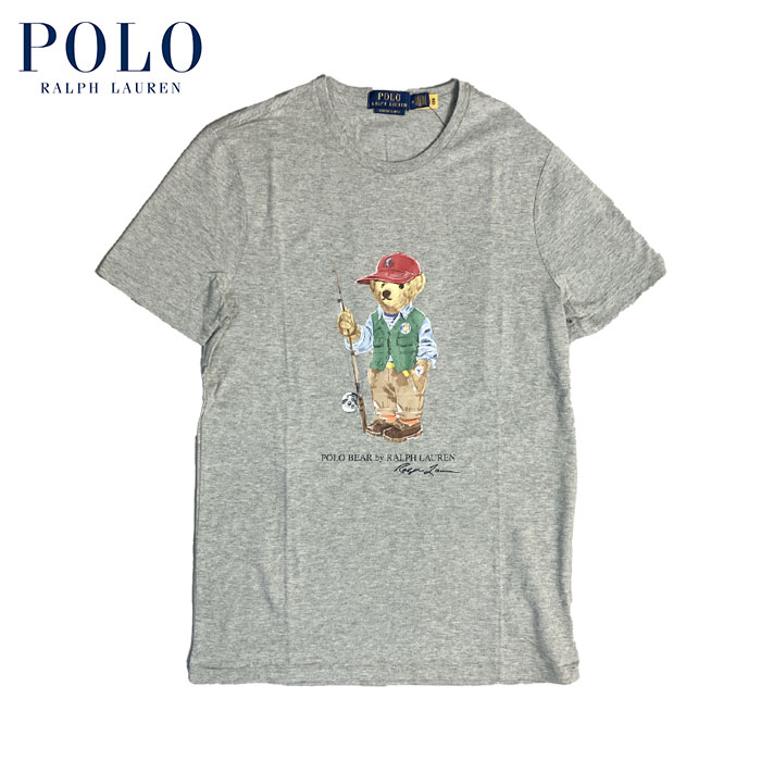 ラルフローレン POLO Ralph Lauren カスタム相応う ポロベアー プルオーバー フィッシングスタイル 薄墨色