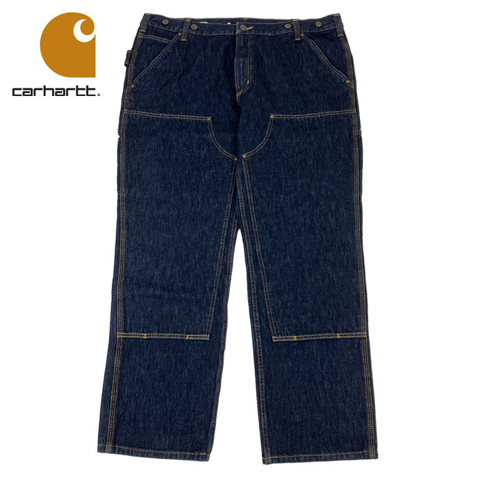 楽天市場】カーハート ルーズフィット ダブルニー デニム ペインターパンツ CARHARTT LOOSE FIT DOUBLE FRONT  UTILITY LOGGER JEAN : ＢＥＥＦ