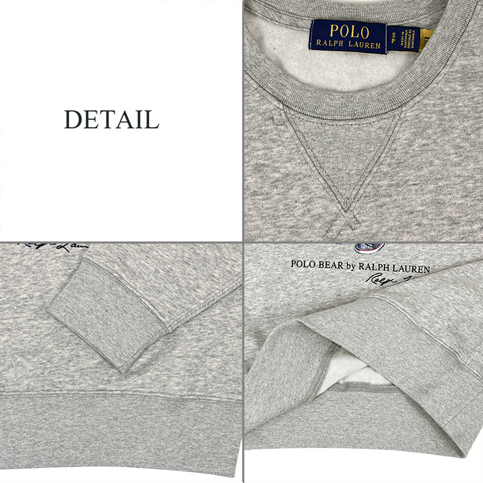 ラルフローレン POLO Ralph Lauren ポロベアー 前V スウェット 紺ブレ