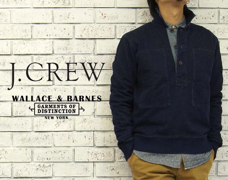 Beef J Crew J Crew Wallace Amp Barnes Indigo Sweat Shirt