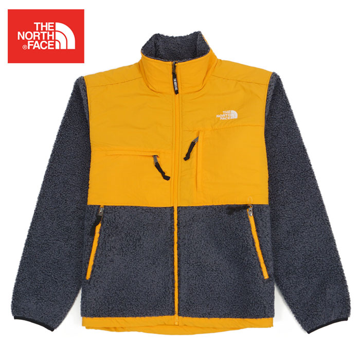 ノースフェイス レトロ シーズナル フリース NORTH FACE RETRO DENALI SEASONAL JACKET グレー/イエロー｜ＢＥＥＦ