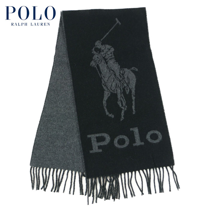 ポロラルフローレン イタリア製 ウール ビッグポニー リバーシブル マフラー 楽天市場】ラルフローレン POLO Ralph Lauren イタリア製 ポニー
