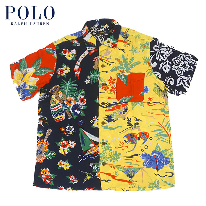 530【希少XL】ポロバイラルフローレン☆開襟 アロハシャツ カジキ 楽天市場】ラルフローレン Ralph Lauren Hawaiian Shirt カジキ