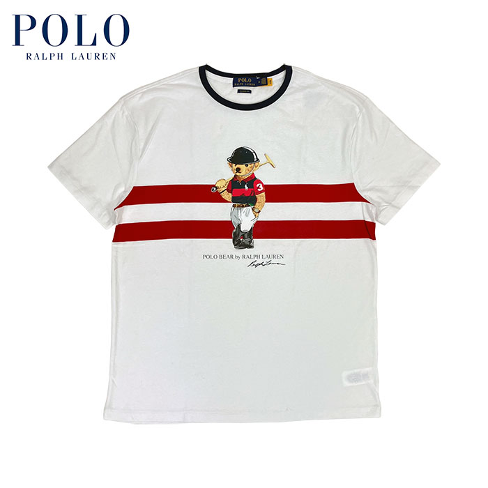 ラルフローレン POLO Ralph Lauren リンガーネック ポロベアー ティーシャツ POLO 白いこと