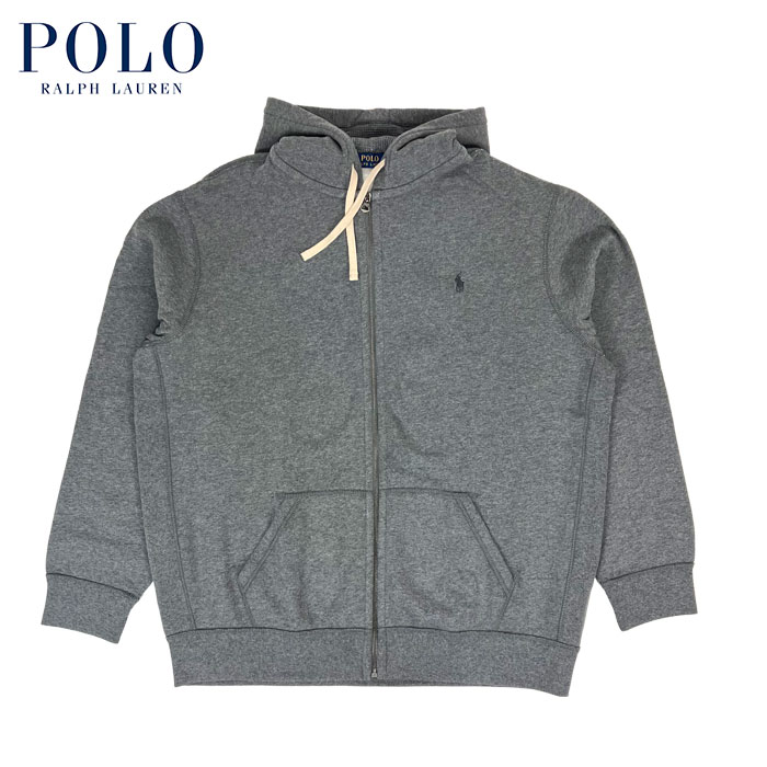 ラルフローレン POLO Ralph Lauren ジップアップ スウェット パーカー グレー/グレー|BEEF