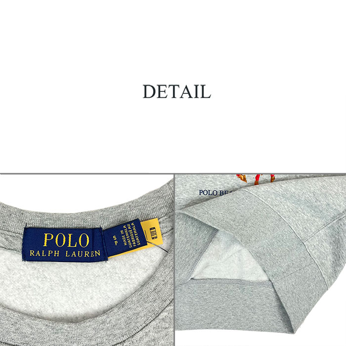 ラルフローレン POLO Ralph Lauren ポロベアー 前V スウェット 乗馬