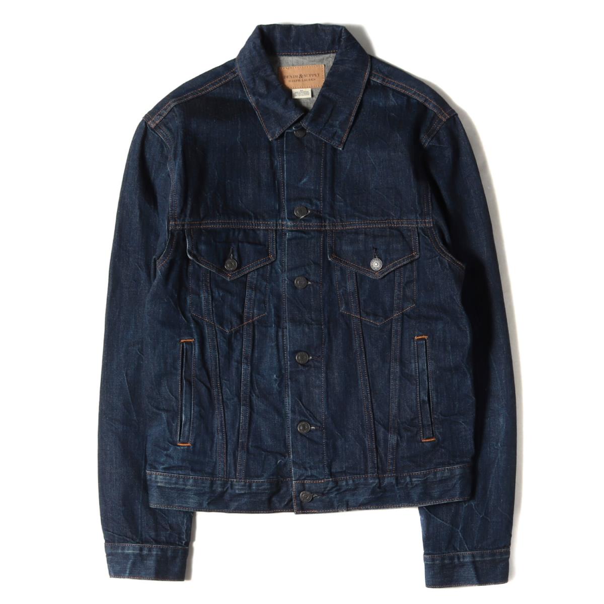 Denim Supply Ralph Lauren ジーンズ 供給 上衣 ヴィンテージ 生産 デニムジャケット インディゴ S メンズ 中古 K2994 デニム サプライ ラルフローレン ヴィンテージ加工 デニムジャケット アメカジ 古着 Drcade Com