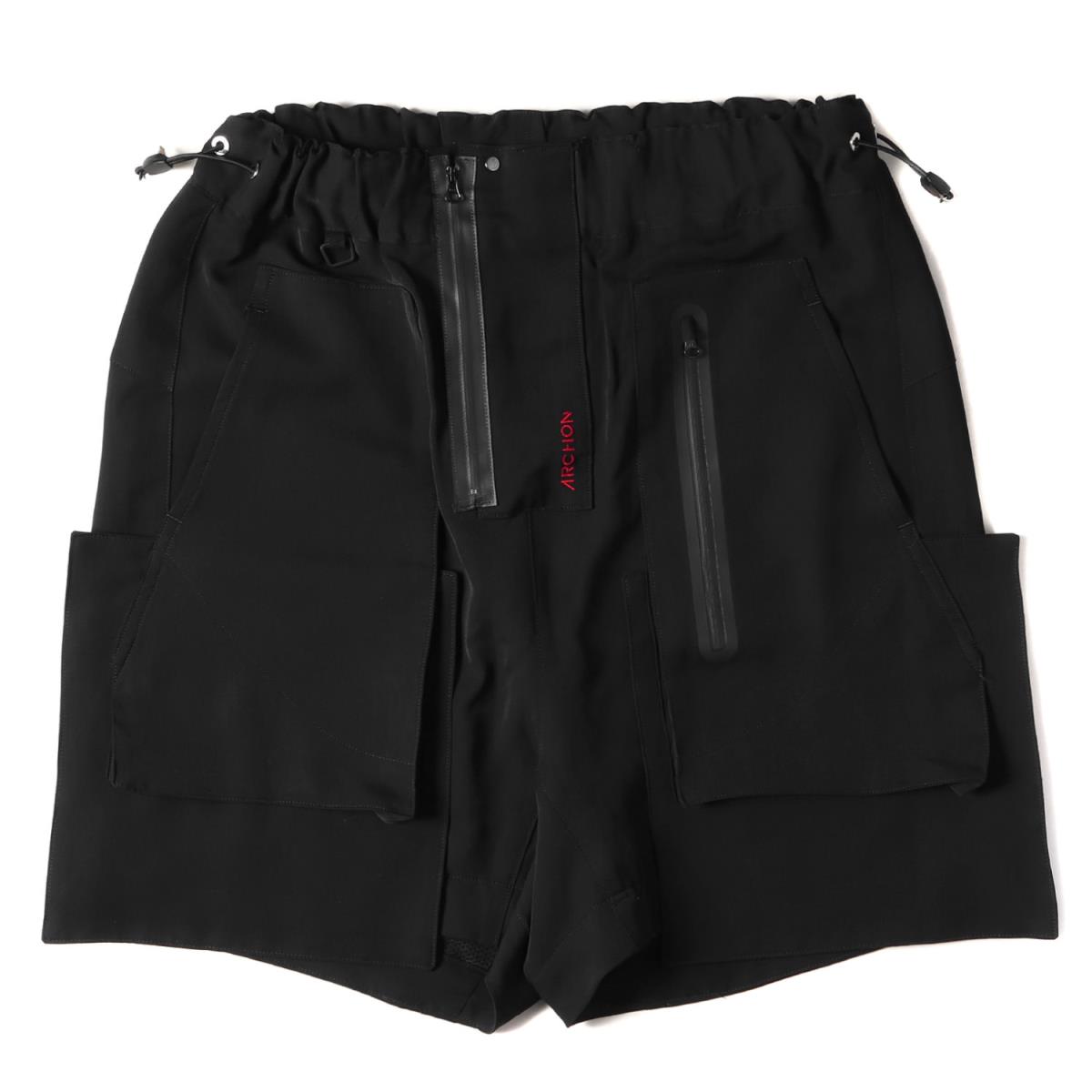 Archon アルコン 猿股 19ss ダイアログボックス図案 ショートパンツ Panel Pattern Shorts ネグロ M メンズ 中古 美品 K3005 アルコン パネルパターン ショートパンツ 半数パンツ ショーツ 半ズボン Pasadenasportsnow Com