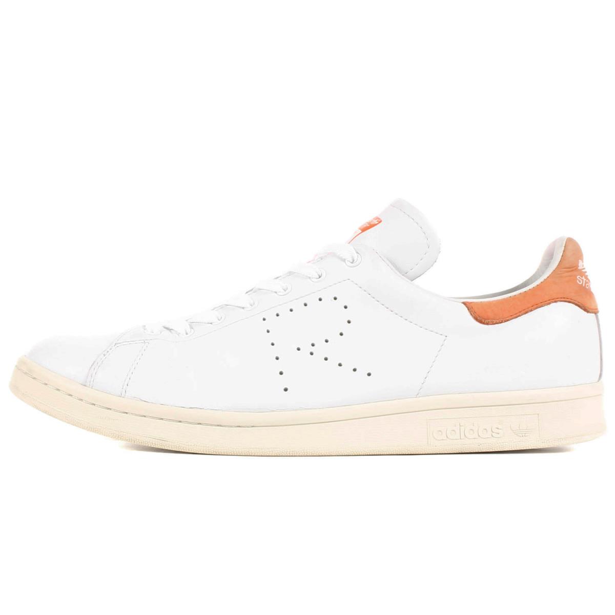 Raf Simons おおまかシモンズ Adidas Raf Simons Stan Smith 5564 アディダス 観点失策 純白 橙 Us12 30cm メンズ 中古 K3008 ラフシモンズ アディダス スタンスミス 5564 スニーカー Maxtrummer Edu Co