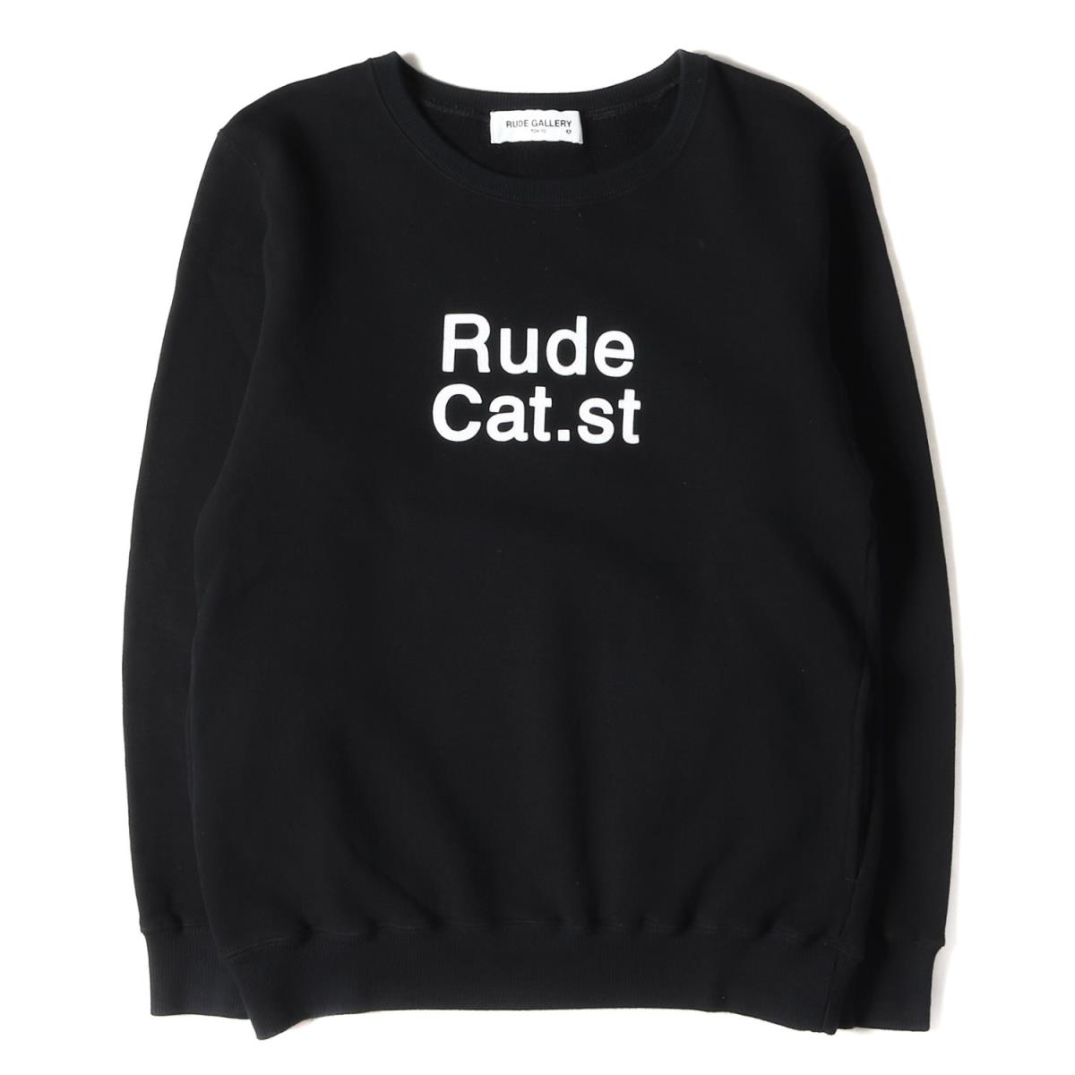 Rude Gallery ルード美術館 スエット 18aw ワッペンロゴ 乗組み員のど頚 スウェット トレーナー 真っ黒 2 メンズ 中古 K3017 Paccobacco Com Br